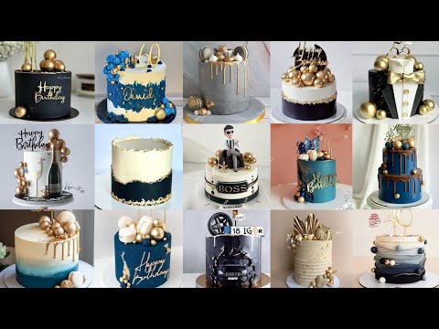 Men Birthday Cake Design/Birthday cake ideas for men/Cake decorating ideas for Husband Birthday#cake