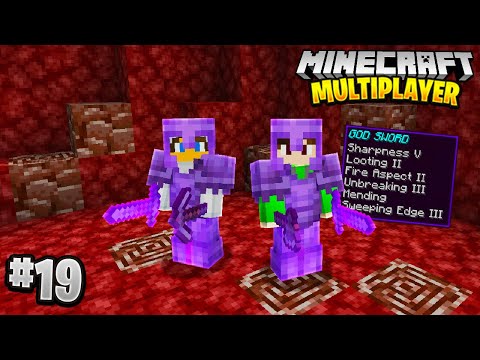 BEST NETHERITE GEAR in Minecraft Multiplayer Survival! (Episode 19)