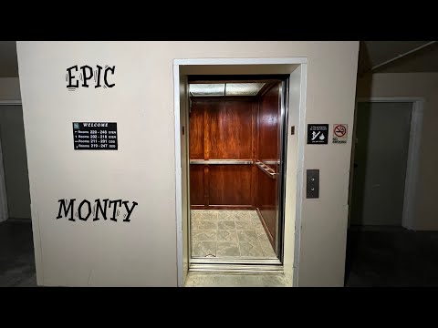 Epic Montgomery A Series Hydraulic Elevator at the Quality Inn Knoxville TN   4K