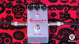 GoochFX Oh Canada RUSH Liefson tribute overdrive pedal demo with Kingbee Tele