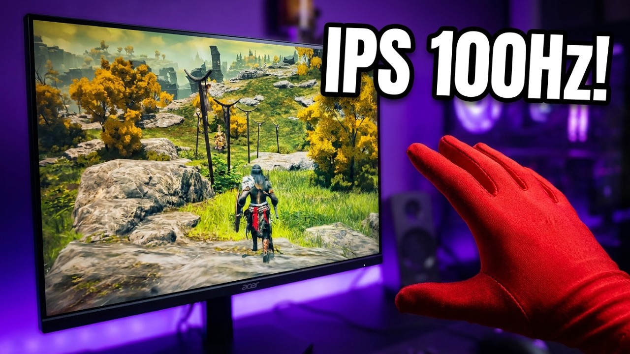 Miniatura da avaliação em vídeo de Monitor Acer EK251Q Gbi 24.5" LED IPS