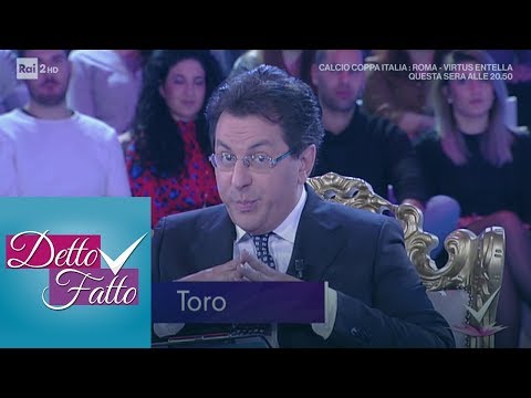 L'oroscopo della settimana di Mauro Perfetti - Detto Fatto 14/01/2019