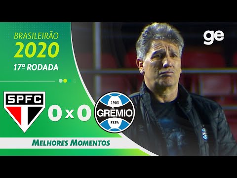 Gols e lances de São Paulo x Grêmio