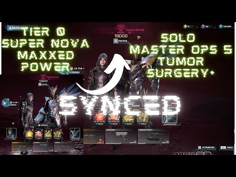 Synced Super Nova Tier 0 Solo Tumor Surgery+
