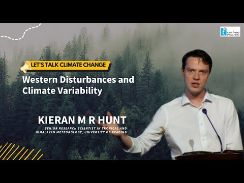 Public Lecture: Western Disturbances and Climate Variability