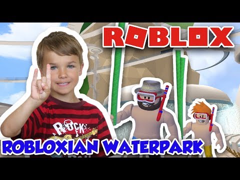 Bullying My Daddy With A Pool Noodle In Roblox Robloxian - roblox water slides robloxian waterpark