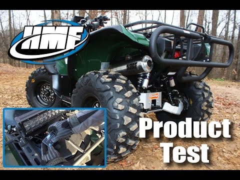 HMF Grizzly 700 Titan (swamp) Series Exhaust and Fuel Optimizer Test