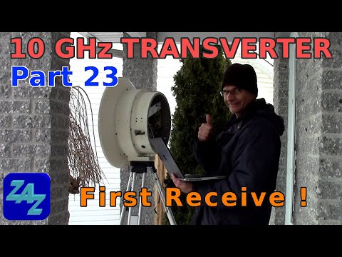 10 GHz System, Part 23: First Received Signal Test