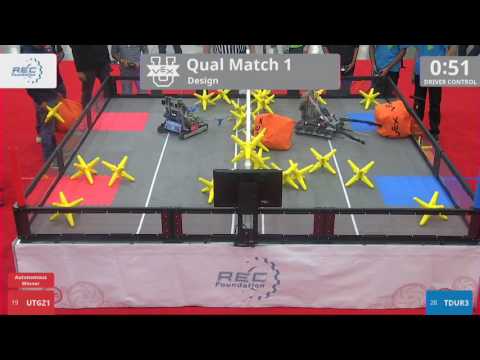 2017 VEXU Design Q1 - UTGZ1 vs TDUR3 - 40 to 9