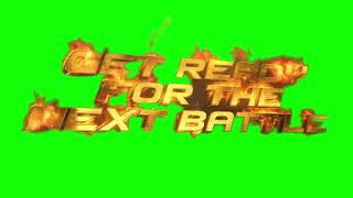 Tekken 7 "get ready for the next battle" green screen