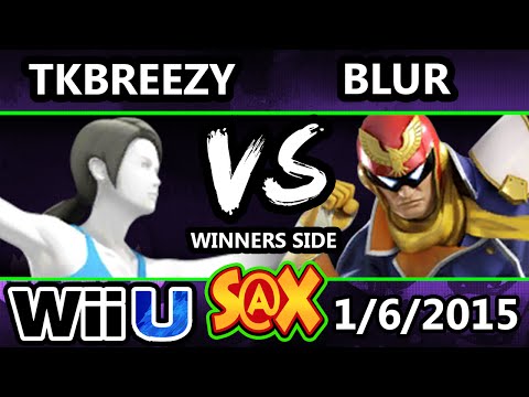 S@X - Blur (Captain Falcon) Vs. VGBC | TKbreezy (WFT) SSB4 Singles - Smash 4 Wii U