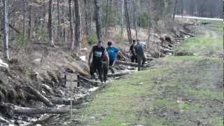 preview picture of video 'The snail trail and weaver at Camp Larga mud run, Charleston, Maine'