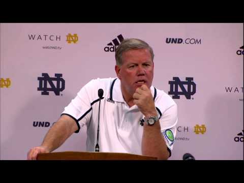 Brian Kelly Post-Game Press Conference - Oklahoma