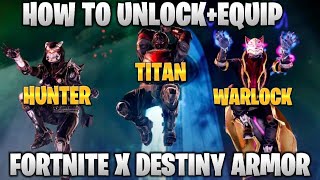 ⚔️UNLOCK AND EQUIP YOUR NEW FORTNITE ARMOR IN DESTINY 2!💥