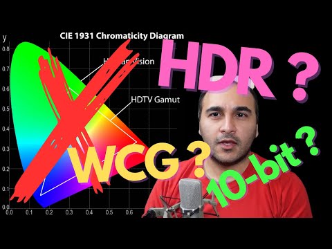 HDR: Everything you need to know | 10-bit color, Wide-Color Gamut, and MORE! #hdr