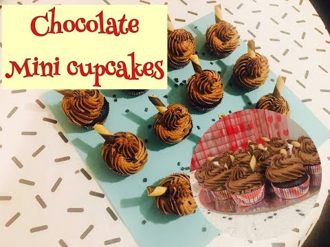 Mini Chocolate Cupcakes | Cupcakes | Chocolate Cupcakes | Mini Cupcakes