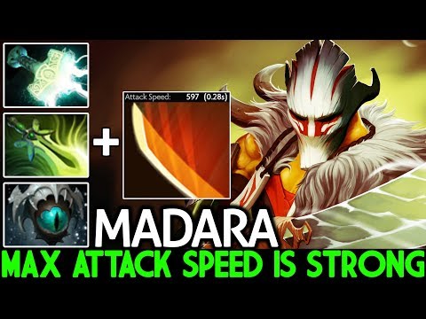 Madara [Juggernaut] Max Attack Speed is Strong Build 4 Hit/Sec 7.22 Dota 2