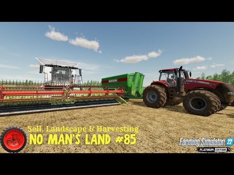 Sell, Landscaping, Harvesting🚜No Man's Land #85🚜Timelapse🚜FS22