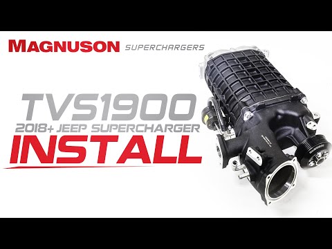 Magnuson TVS1900 Supercharger Full Install - Jeep JL Wrangler, Jeep JT Gladiator