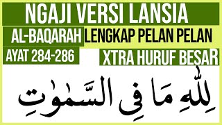 Download lagu SPECIAL FOR ELDERLY LEARNING TO REcite SURAH AL BAQARAH VERSES 284-286 [End] EXTRA CAPITAL LETTER... mp3