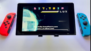 Bit.Trip Flux | Nintendo Switch handheld gameplay