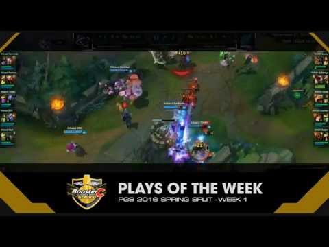 PGS Week 1 - Genius Plays of the Week