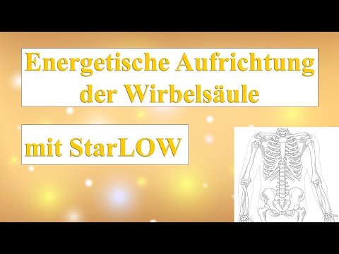 Heilende Wirbelsäulenaufrichtung Energieübertragung