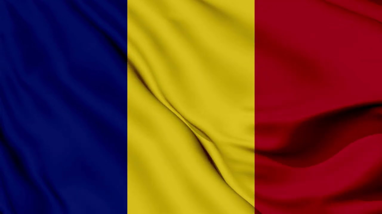 Romania Flag Waving Background | HD | ROYALTY FREE