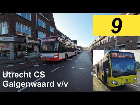 U-OV lijn 9: Utrecht CS Jaarbeurszijde - Galgenwaard v/v | Qbuzz Utrecht | Qbuzz 4021 | 2024