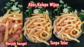 Download lagu Akar Kelapa Tanpa Telur || renyah dan gurih banget || tidak keras sama sekali || wajib coba mp3 Download lagu Akar Kelapa Tanpa Telur || renyah dan gurih banget || tidak keras sama sekali || wajib coba mp3