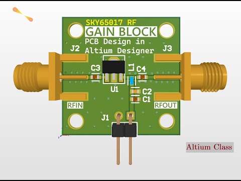 Designing a RF Gain block PCB (SKY65017)