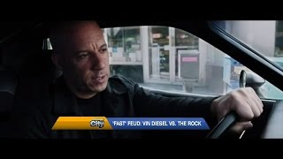 Video: Vin Diesel and 'The Rock' feud on the 'Fate of the Furious' set
