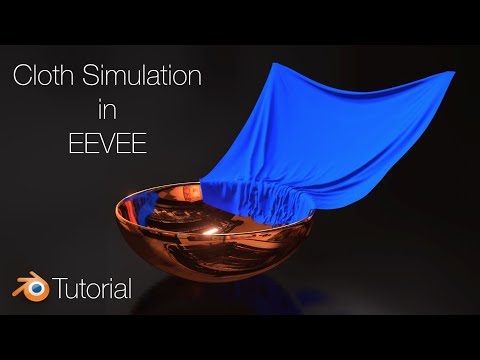 [2.8] Blender Tutorial: Cloth Animation in EEVEE