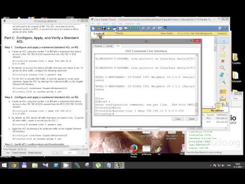 CCNA 2 Packet Tracer Activity 9.2.1.10 solution