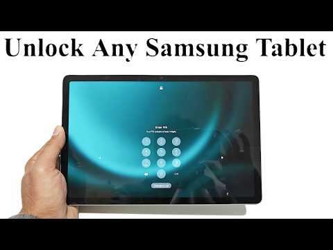 Forgot Password - How to Unlock Samsung Galaxy Tab S9, S9 FE, S9 Ultra, A9, A8, A7 Lite etc.