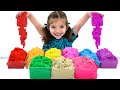 Adel Making Selling SAND Ice Cream Pretend Play Toy Shop