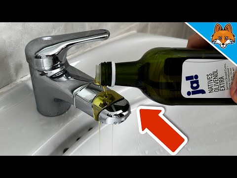 Kippe Olivenöl auf deinen Wasserhahn und STAUNE WAS PASSIERT💥(Genialer Trick)🤯