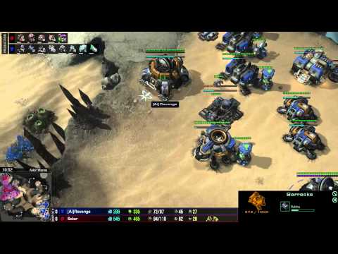 Solar vs Revenge game 1 quarterfinals Go4SC2 Thursday #315