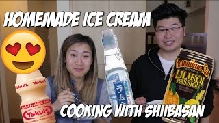 DIY Japanese Homemade Ice Cream! ft. LeendaDProductions