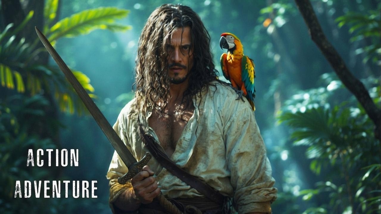 After a shipwreck, he ends up on an unknown island / Full Action Adventure Movie in English