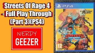 Streets Of Rage 4 - Full Play Through (Part 3)(PS4)