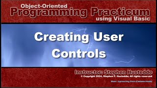OOP Programming (VB) - 10L Creating Custom User Controls