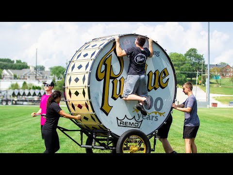 Big Bass Drum Tricks With The World’s Largest Drum™ | This Is Purdue