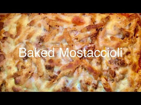 Baked Mostaccioli with Italian Sausage / How to make...