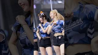 好喜歡看雙人合舞！ #台湾チア #台湾チアリーダ #dance #cheerleader #fancam #チアリーダー #baseball #李雅英 #秀秀子 #富邦angels