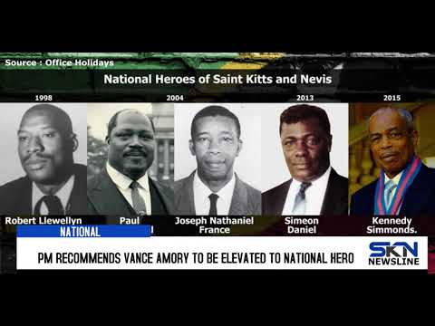 PM RECOMMENDS VANCE AMORY TO BE ELEVATED TO NATIONAL HERO