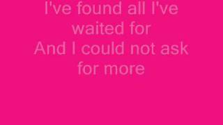Video thumbnail of "Sara Evans- Could not ask for More with lyrics."