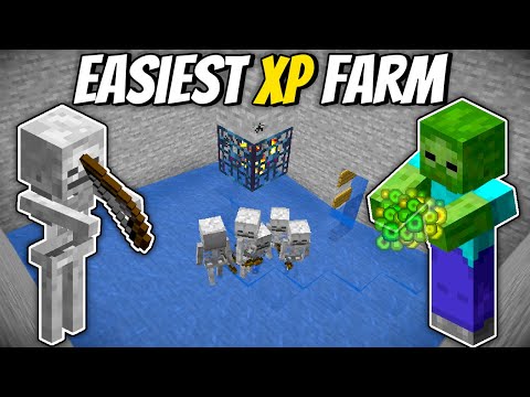 Kmond - Easy Skeleton Spawner XP Farm - Minecraft 1.20 Tutorial