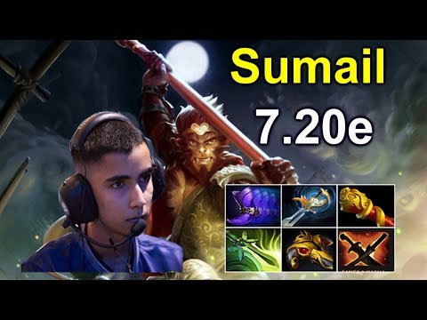 SumaiL [Monkey King] Mid Lane RAMPAGE Gameplay 7.20 Dota 2