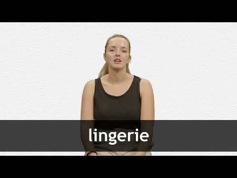 Translate LINGERIE from French into English